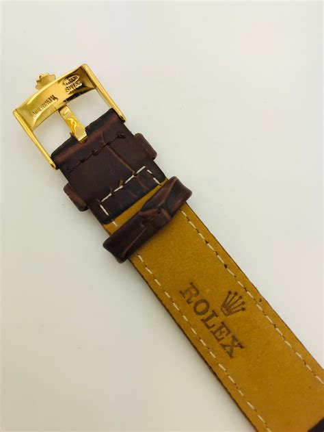 rolex leather straps|authentic rolex leather strap.